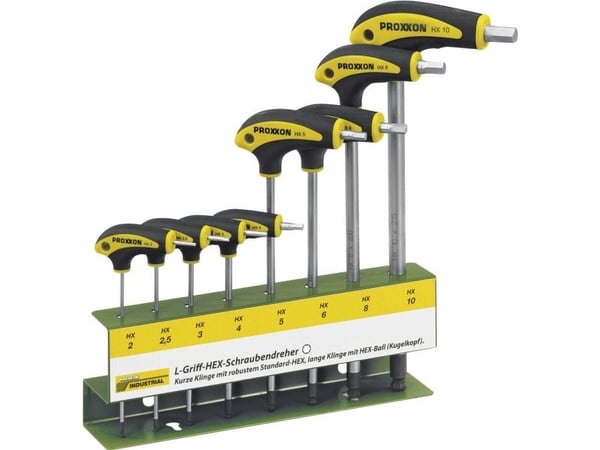 Proxxon L-type unbrakonøkkelsett, 8 deler (PR22650)