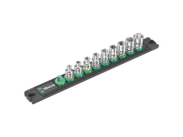Wera stikkontakt magnetstrimmel A Imperial 1 Zyklop stikkontaktsett, 1/4" stasjon, imperial