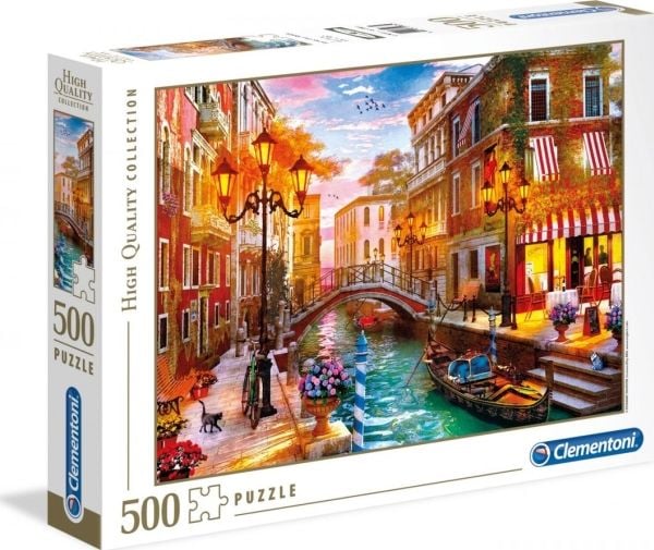 Clementoni High Quality Collection - Sunset over Venice - puslespill - 500 deler