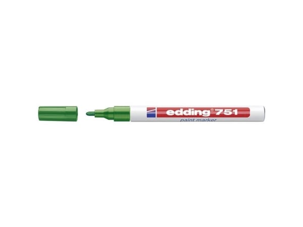 Färgmärke Edding 751 grön (st.)
