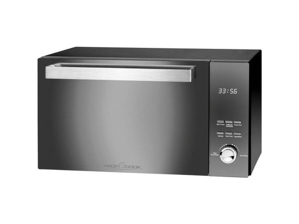 ProfiCook PC-MWG 1204 - Mikrovågsugn med grill - 23 liter - 800 W - svart