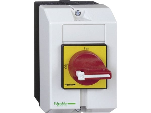 Schneider Electric VCF01GE, Kiertokytkin, 3P, Valkoinen, Punainen, IP65, 16 A, 90 mm