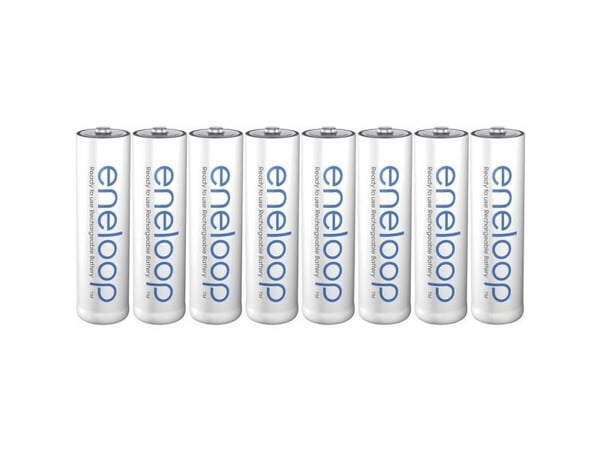 Panasonic Eneloop HR-3UTGB - Batteri 8 x AA-type - NiMH - (oppladbart) - 1900 mAh