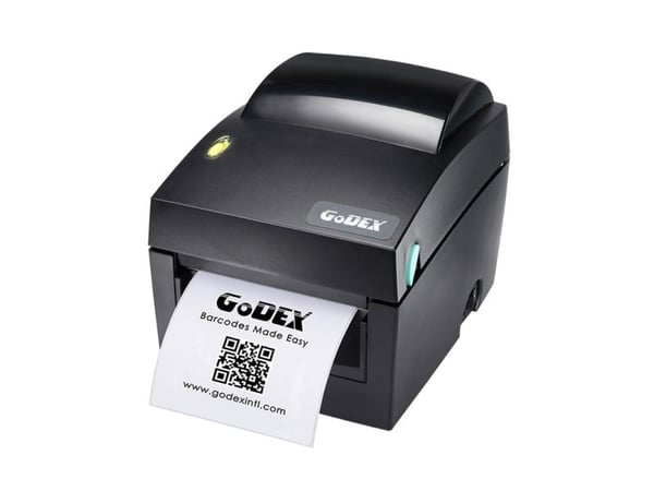 Godex DT4x, Direkte Termisk, 203 x 203 DPI, 177 mm/sek, Koblet med ledninger (ikke trådløs), Sort