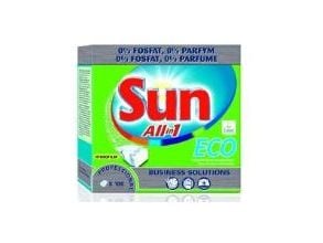 Maskinopvask Tabs Sun Pro All in 1 Eco 100 stk Ecolabel m. Salt/Afsp. Opløselig,100 stk/bk - (100 stk.)