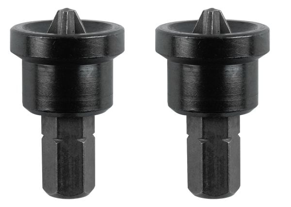kwb 104510, 2 kpl, Phillips, PH 2, 25,4 / 4 mm (1 / 4"), Kahdeksankulmainen