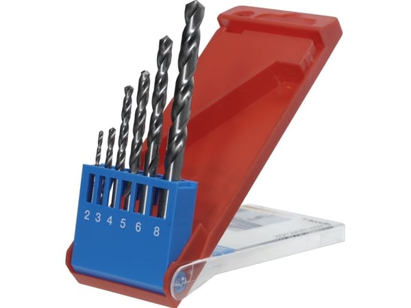 kwb SILVER STAR HSS, Drill, Drill bit set, Høyrehåndsrotasjon, Strykejern, Plast, Profil, Rustfritt stål, Rustfri stålplate (tynn), 135°, Høy-Hasti...