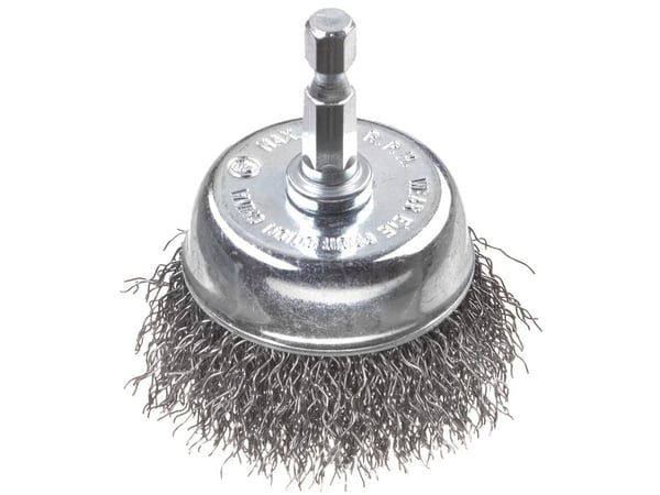 kwb 606230, Kopp stålbørste, 6 mm, 5 cm, 0,3 mm, Metall, Stein, Metall