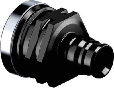 Uponor Q&E overgangsmuffe PPSU sort 16 mm x 1/2"