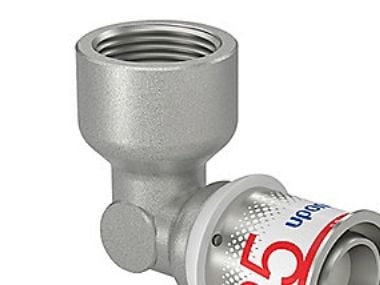 Uponor S-Press PLUS presvinkel 90° muffe/muffe 25 mm x 34"