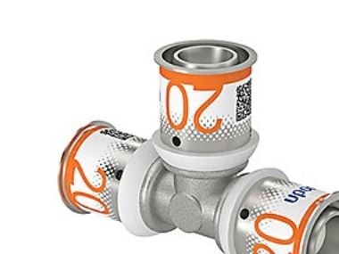 MLC pres T-stk 20-20-20mm - til gulvvarme- og brugsvand- og radiatorsystemer