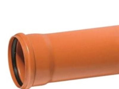 PVC avloppsrör Ø110 mm längd 3000 mm SN4