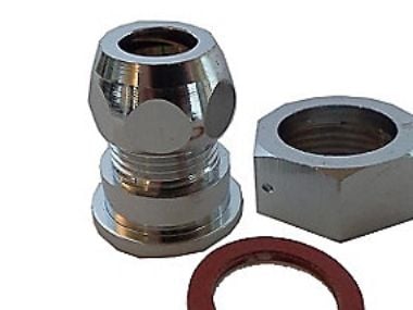 Kromattu esiliitos NIL 3/4" x 3/8" NIL:lle