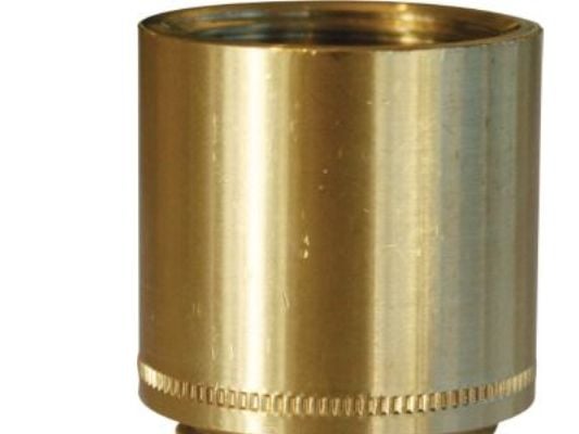 1/2" x 20 mm rödgods silikonbrons kranadapter/haneforlängare
