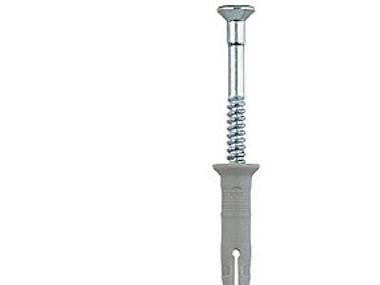 Fischer 050395, Ruuvi- ja seinäpistokesarja, Nailon, Sinkkipinnoitettu teräs, Pozidriv, PZ2, 30 mm