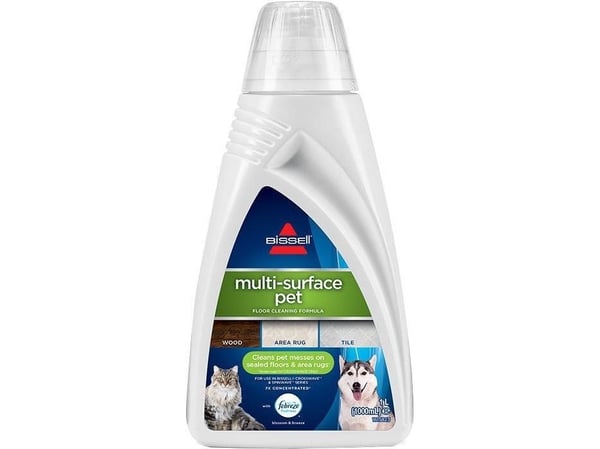 BISSELL Multi-Surface Pet - Rengjøringsmiddel - flaske - 1 L - blossom & breeze - hvit