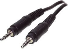 2GO 351021, 3.5mm, Hankjønn, 3.5mm, Hankjønn, 1,5 m, Sort