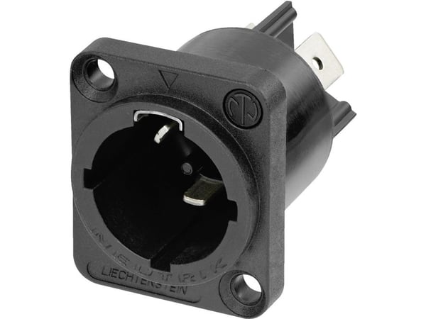 Neutrik NAC3MPX-TOP, CuSn0.2, Sort, Kopper, Polyamid, Rustfritt stål, Kopper, Kobberlegering, IP65