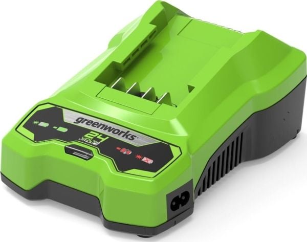 Greenworks 2932407, Batterilader, Greenworks, Grønn, AC, 220 - 240 V, Lithium-Ion (Li-Ion)