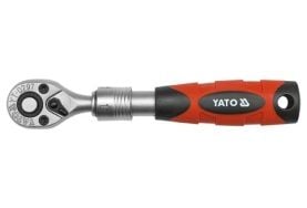 Yato YT-0297, Kromvanadiumstål, 1 stykker, Sølv, Sort, Rød, 1/4", 6.3 mm