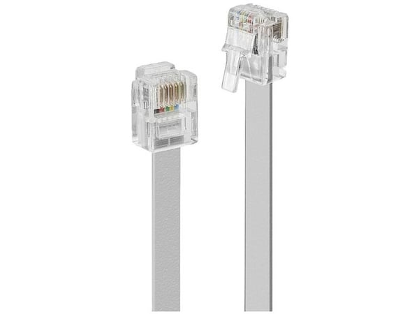 Lindy RJ-12 M/M 15.0m, 15 m, RJ-12, RJ-12, Grå, Hankjønn, Hankjønn