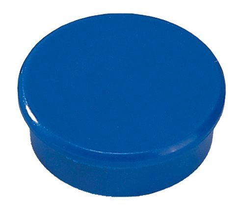 Dahle 95524, Whiteboard-magnet, Blå, 24 mm, 24 mm, 7 mm, 10 stykker