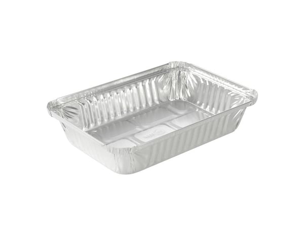 Alubakke 900 ml 214x151x38 mm,7 pk x 100 stk/krt