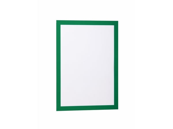 DURABLE DURAFRAME - Dokumentholder - overflatemontert - for A4 - dobbeltsidet - grønn (en pakke 2)