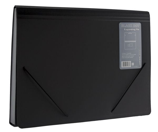 Docusmart Hjemmearkiv A4 PP 13 Lommer Sort