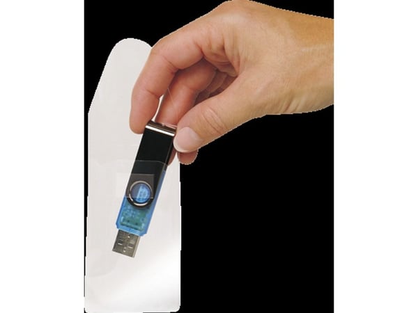 USB-tasku 3L 52,5x90mm kirkas itseliimautuva 100kpl/pakkaus USB-tasku 3L 52,5x90mm kirkas itseliimautuva 100kpl/pakkaus