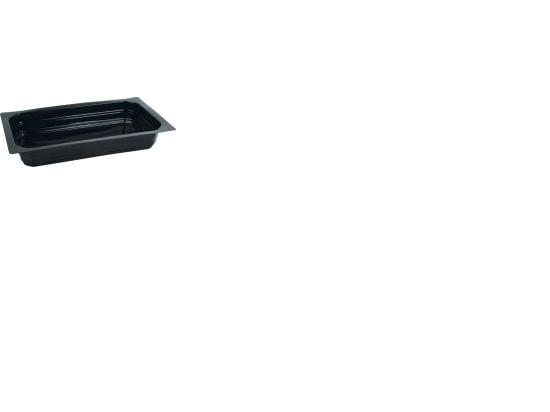 Bricka Duniform 26,3x16,1x4 cm 1180 ml svart mineral/PP 1-fack