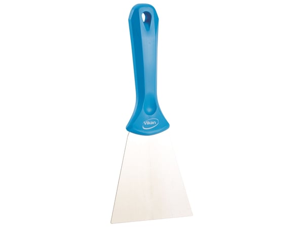 Håndskraber 10 cm Plast med Rustfri stålblad Blå,1 stk