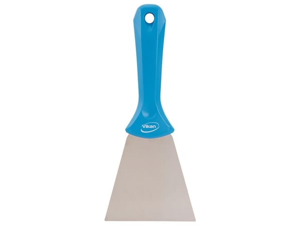 Håndskraber 10 cm Plast med Rustfri stålblad Blå,1 stk