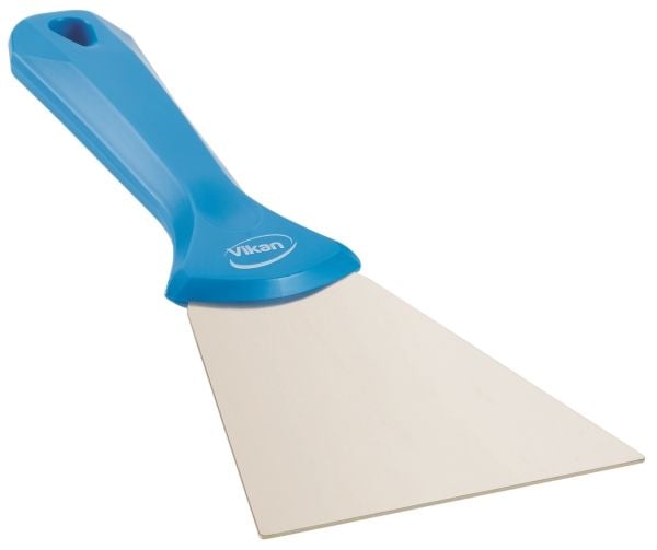Håndskraber 10 cm Plast med Rustfri stålblad Blå,1 stk