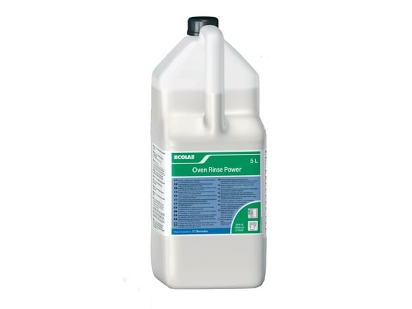 ECOLAB Oven Rinse Power - Skyllemiddel - væske - jerrykanne - 5 L - profesjonell - konsentrert (en pakke 4)