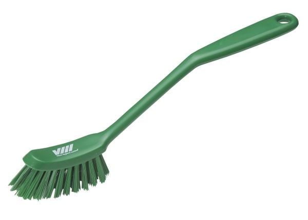 Diskborste medium smal grön, st.