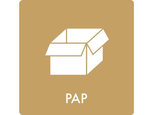 Piktogram PAP 12x12 cm,stk