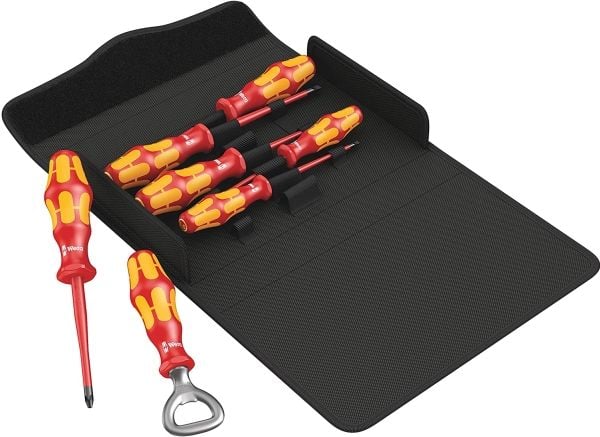 Wera Kraftform Plus - Series 100 VDE 100 iS/7 set 2 - Skrutrekkersett - 7 deler - isolert