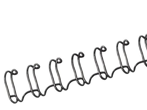 Fellowes - 8 mm - 297 mm - 34 ringer - A4 (210 x 297 mm) - 60 ark - svart - 100 stk bindestreng - for Fellowes Galaxy E, Galaxy Wire, Quasar 130