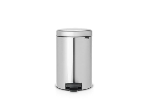 Pedalspand Brabantia Newlcon 12 ltr. stål mat sort