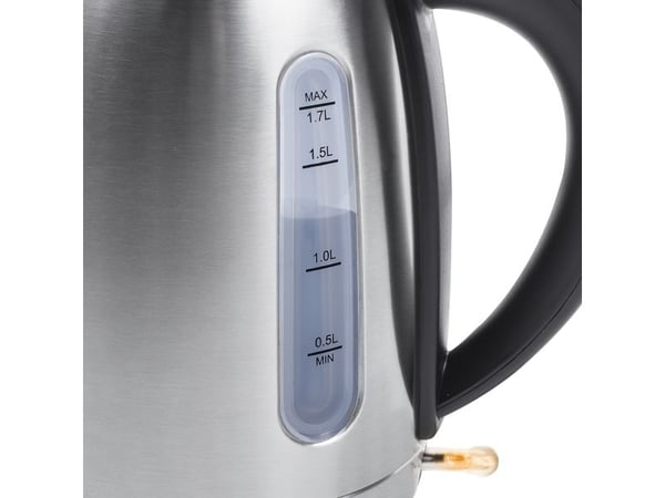 Princess 236018 - Vattenkokare - 1.7 liter - 2.2 kW - borstat rostfritt stål