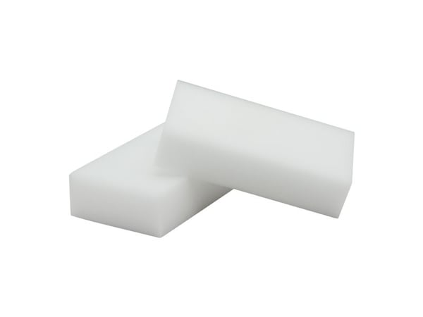 Securit SPONGE-2, Hvit, Rektangulær, Melamine, Monokromatisk, CE, 165 mm