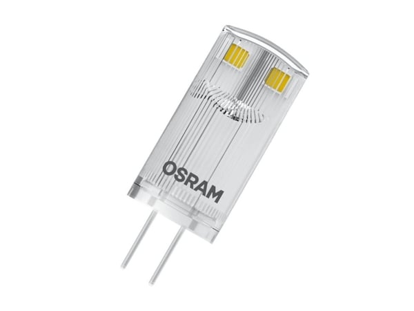 OSRAM PIN - LED-lyspære - form: T12 - G4 - 0.9 W (ekvivalent 10 W) - klasse F - varmt hvitt lys - 2700 K