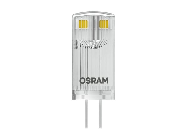 OSRAM PIN - LED-lyspære - form: T12 - G4 - 0.9 W (ekvivalent 10 W) - klasse F - varmt hvitt lys - 2700 K