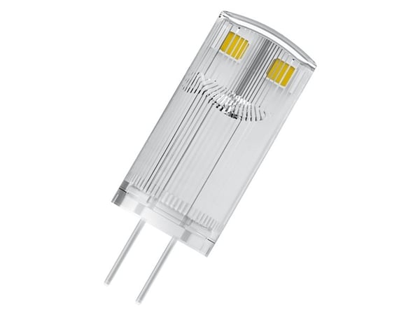OSRAM PIN - LED-lyspære - form: T12 - G4 - 0.9 W (ekvivalent 10 W) - klasse F - varmt hvitt lys - 2700 K