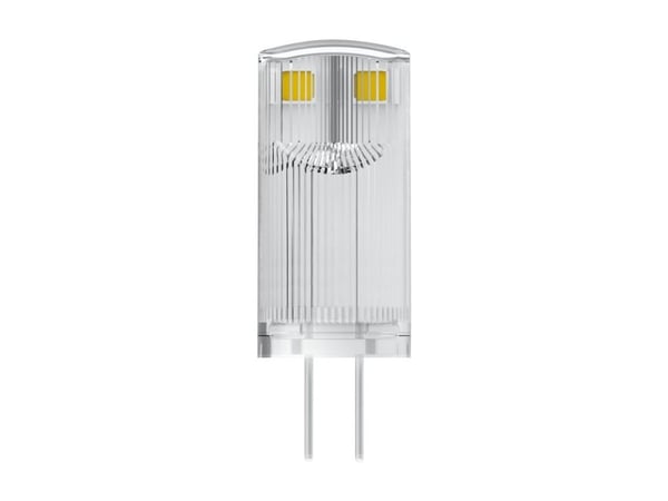 OSRAM PIN - LED-lyspære - form: T12 - G4 - 0.9 W (ekvivalent 10 W) - klasse F - varmt hvitt lys - 2700 K