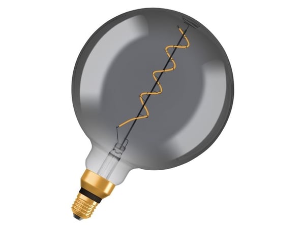 OSRAM Vintage 1906 - LED hehkulamppu - muoto: G200 - E27 - 5 W (vastaa 12 W) - luokka G - lämmin mukavuusvalo - 1800 K - savunvärinen
