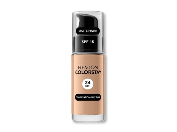 Revlon ColorStay, Pumpflaska, Vätska, Beige, Early Tan, Ljus, Blandhy, Fet hud