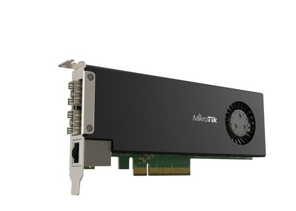 MikroTik CCR2004-1G-2XS-PCIE - Ekspansionsmodul - PCIe - Gigabit Ethernet x 1 + 25 Gigabit SFP28 x 2