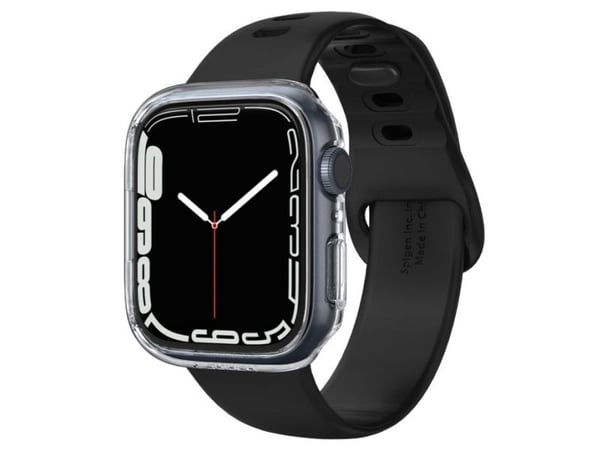 Spigen fodral Spigen Thin Fit Apple Watch 7 (45 mm) Crystal Clear